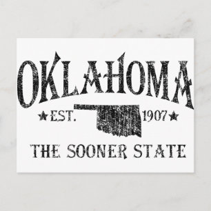 Cartão Postal Oklahoma - O Estado Mais Cedo
