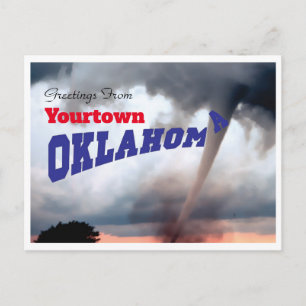 Cartão Postal Oklahoma Tornado
