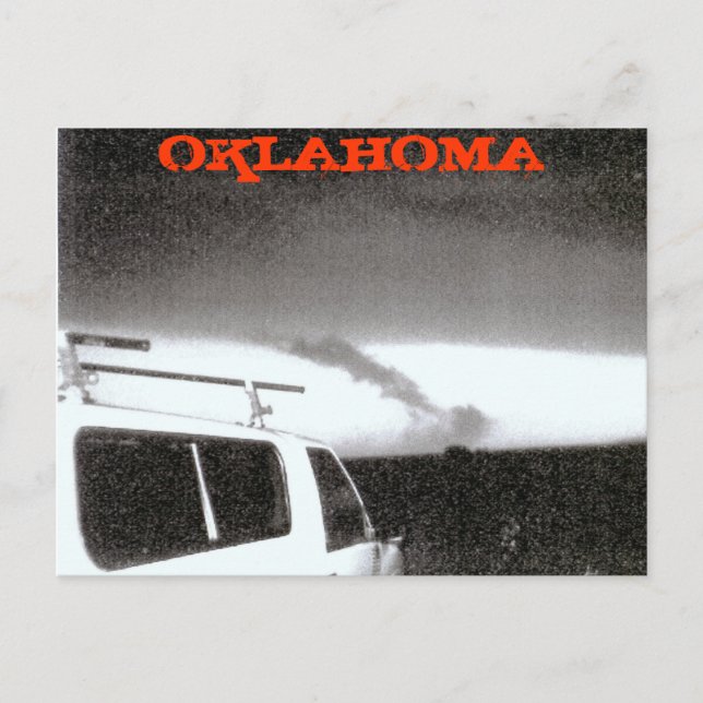 CARTÃO POSTAL OKLAHOMA TORNADO 2004 (Frente)