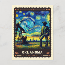 Cartão Postal Oklahoma | Vincent Van Gogh inspirado