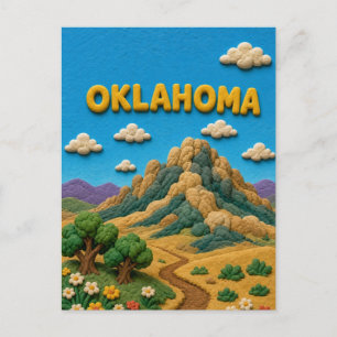 Cartão Postal Oklahoma Wichita Mountains Moderno KLAYKOO