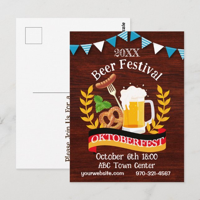 Cartão Postal Oktoberfest (Frente/Verso)