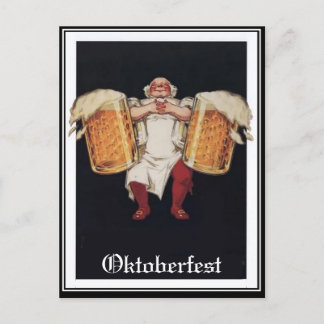 Cartão Postal Oktoberfest Vintage