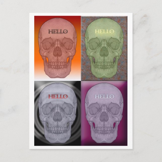 Cartão Postal Olá a todos (Frente)