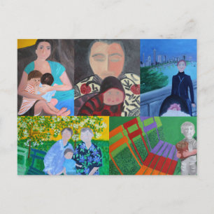 Cartão Postal Olá Adam Alexander Annelise Henry