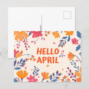 Cartão Postal Olá, April, Pós-Travessia