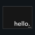 Cartão Postal Olá, como estamos?<br><div class="desc">design identica. asyrum</div>