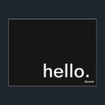 Cartão Postal Olá, como estamos?<br><div class="desc">design identica. asyrum</div>