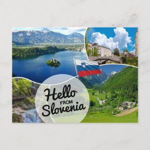 Cartão Postal Olá Da Eslovênia