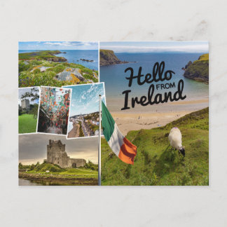 Cartão Postal Olá da Irlanda