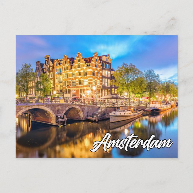 Cartão Postal Olá De Beaunice Amsterdam, Países Baixos (Frente)