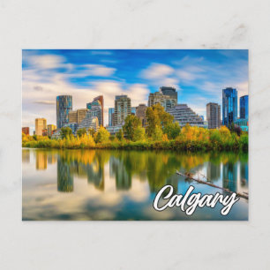Cartão Postal Olá De Calgary, Alberta, Canadá