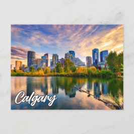 Cartão Postal Olá De Calgary, Alberta, Canadá