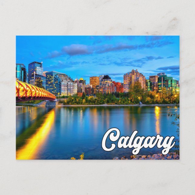 Cartão Postal Olá De Calgary, Alberta, Canadá (Frente)