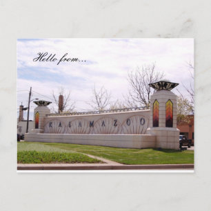 Cartão Postal Olá! de… Kalamazoo