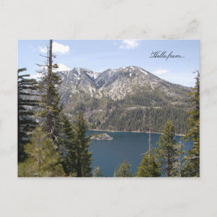 Cartão Postal Olá de... Lago Tahoe