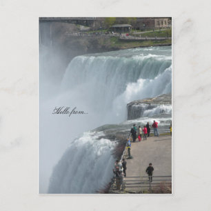Cartão Postal Olá de... Niagara Falls ny canada