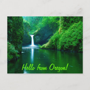 Cartão Postal Olá de Oregon