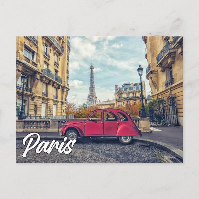 Cartão Postal Olá De Paris, França (Frente)