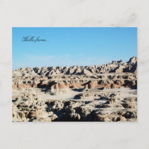 Cartão Postal Olá de... Parque Nacional Badlands