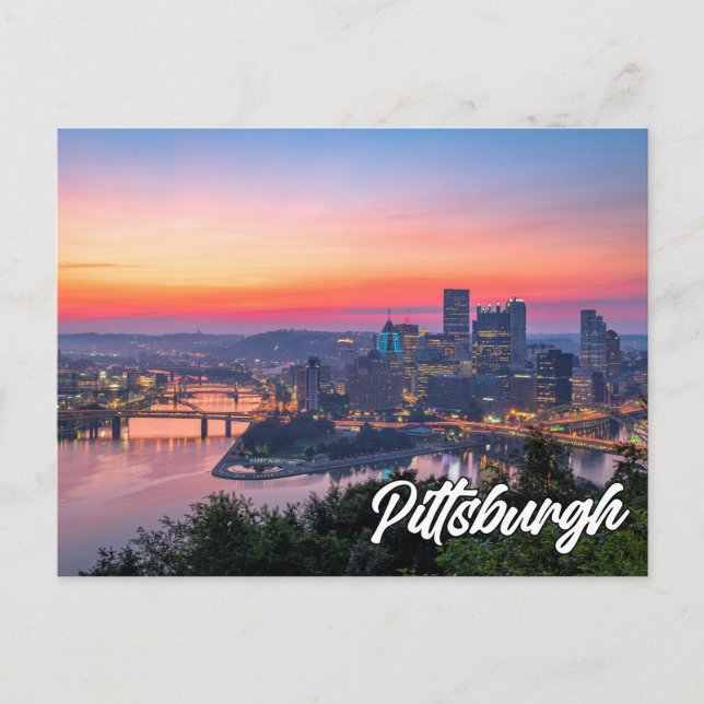 Cartão Postal Olá De Pittsburgh, Pensilvânia (Frente)