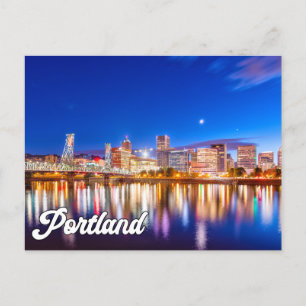 Cartão Postal Olá de Portland, Oregon, EUA