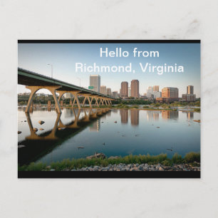 Cartão Postal Olá De Richmond, Virginia Postcard