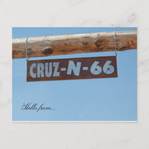 Cartão Postal Olá de... Rt. 66