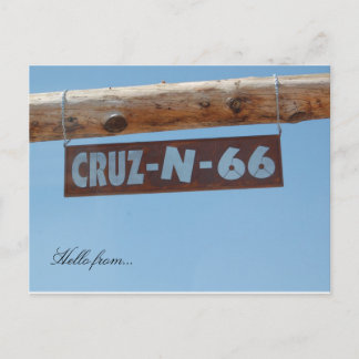 Cartão Postal Olá de... Rt. 66