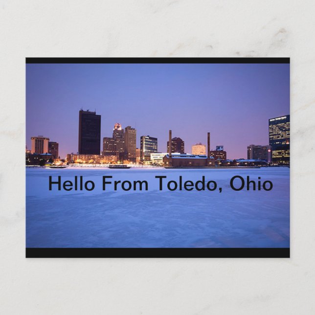 Cartão Postal Olá De Toledo, Cartão-Postal De Ohio (Frente)