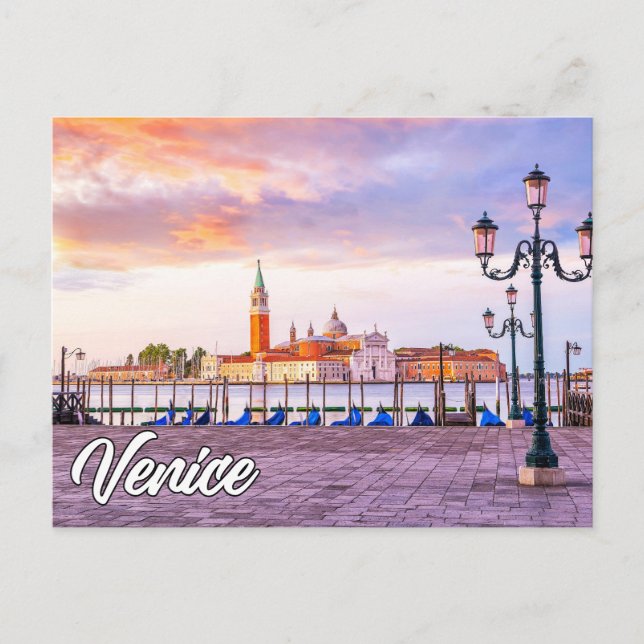 Cartão Postal Olá De Veneza, Itália (Frente)