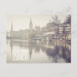 Cartão Postal Olá de Zurich