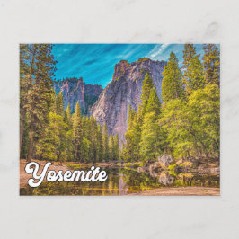 Cartão Postal Olá Do Parque Nacional Yosemite