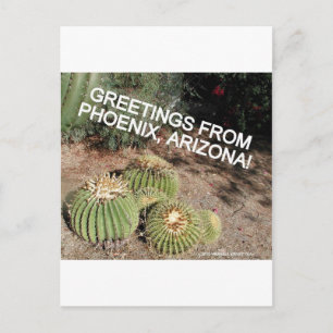 CARTÃO POSTAL OLÁ E BEM-VINDO À ARIZONA PHOENIX