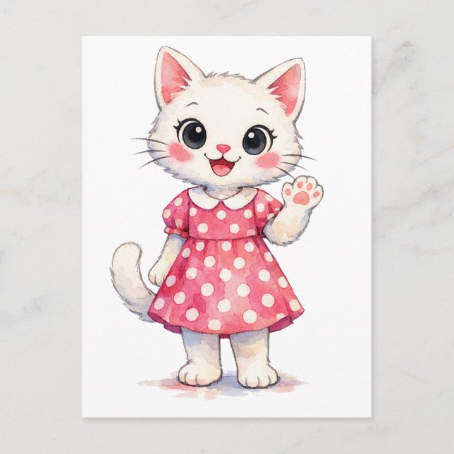 Cartão Postal Olá Kitty! (Frente)