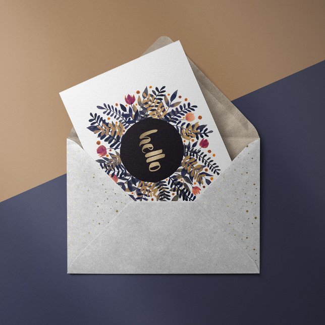 Cartão Postal Olá outono (Criador carregado)