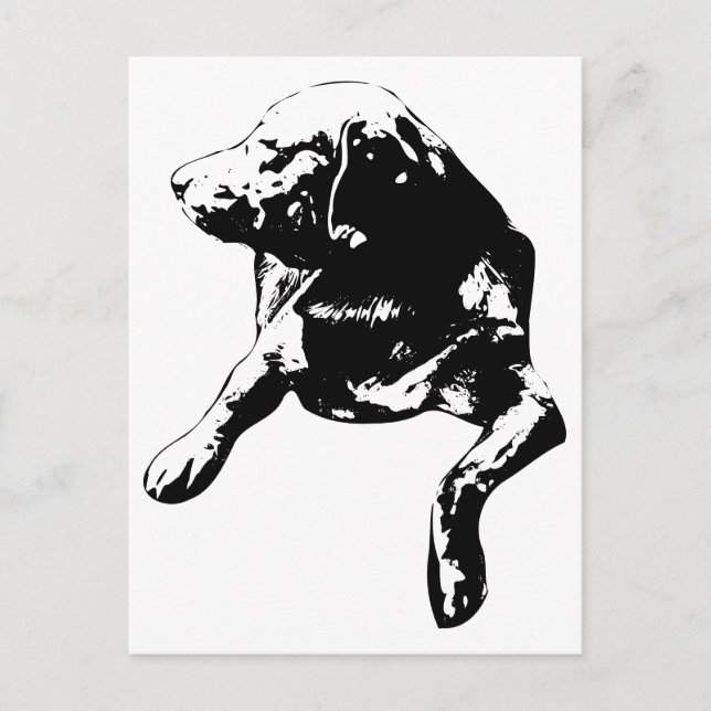 Cartão Postal Olá Rápido, Cabeça-Vira (Frente)