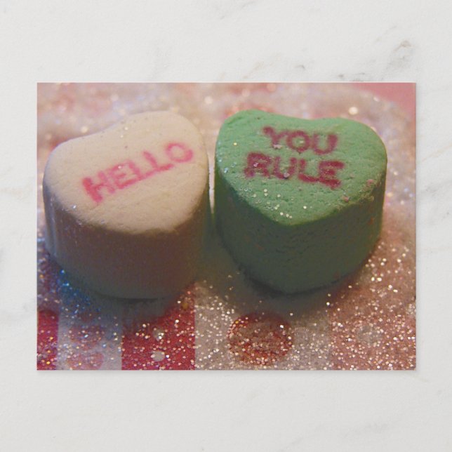 Cartão Postal Olá, Regra de Você (Frente)