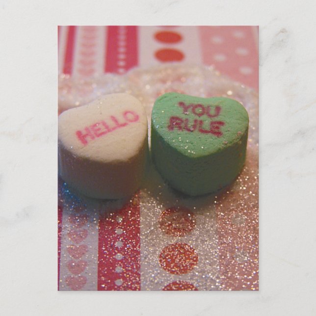 Cartão Postal Olá, Regra de Você (Frente)