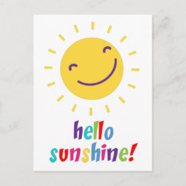 Cartão Postal Olá Sunshine