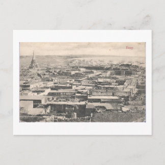Cartão Postal Old Baku (1911) - Vista com a Catedral Russa