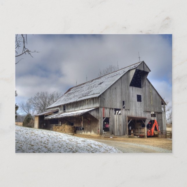 Cartão Postal Old Barn (Frente)