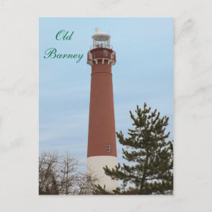 Cartão Postal Old Barney Lighthouse NJ
