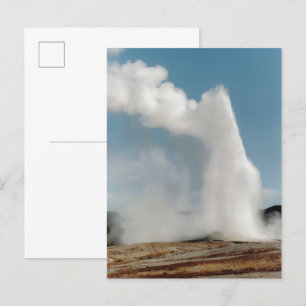 Cartão Postal Old Faithful 2009