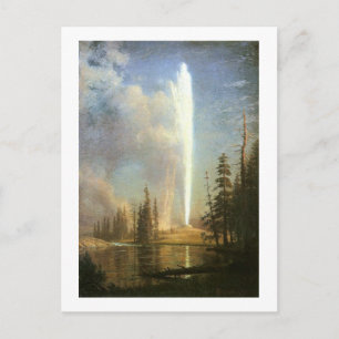 Cartão Postal Old Faithful, Albert Bierstadt
