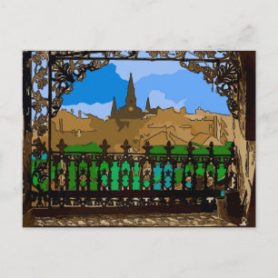 Cartão Postal Old House Balcony Nova Orleans