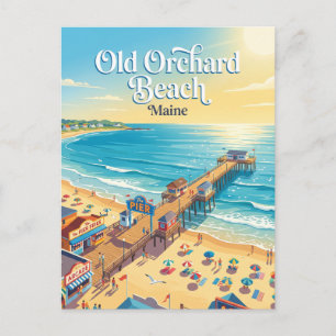 Cartão Postal Old Orchard Beach, Maine