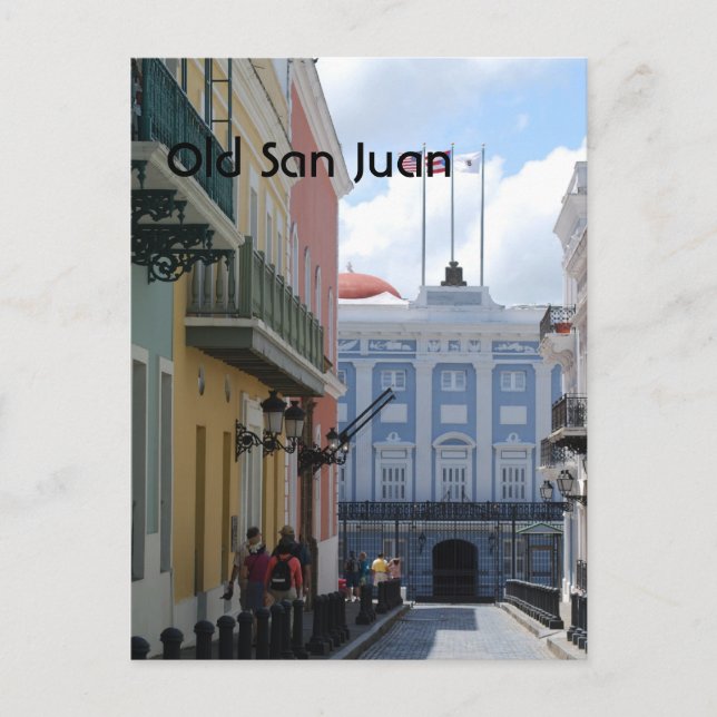 Cartão Postal Old San Juan (Frente)