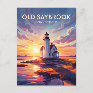 Cartão Postal Old Saybrook, Connecticut, Estados Unidos