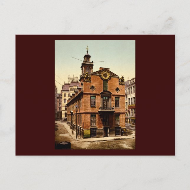 Cartão Postal Old State House Boston Massachusetts (Frente)